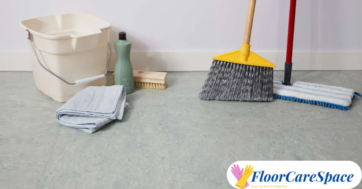 How to Clean Linoleum Floors with Ground In Dirt